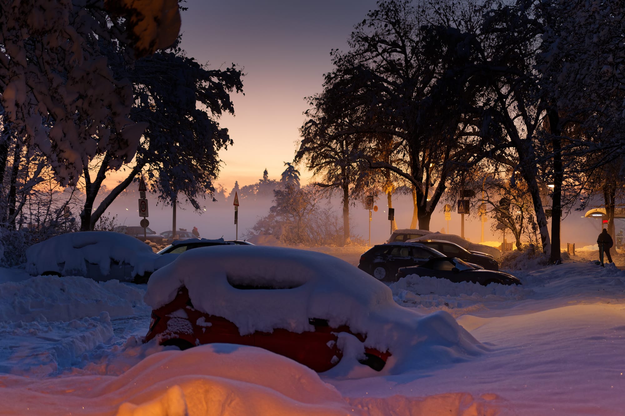 München im Winterschlaf